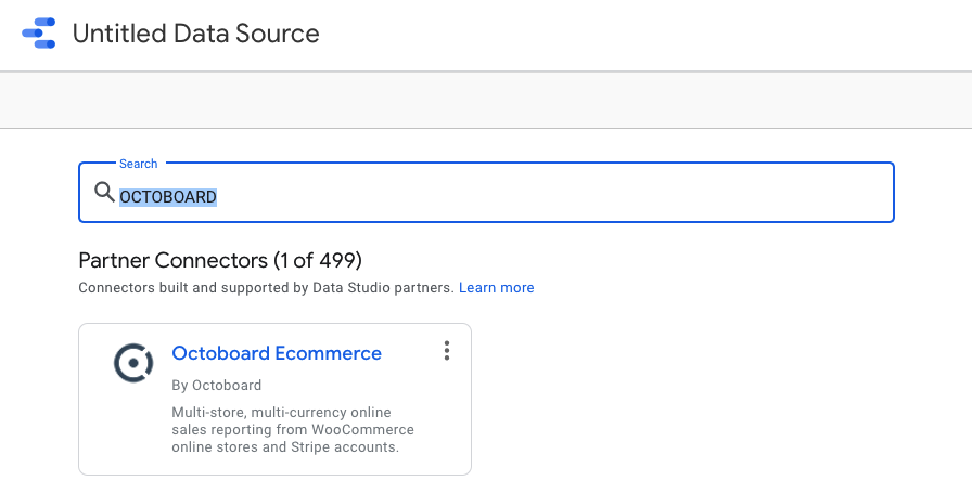 Google data studio ametrika ecommerce connection